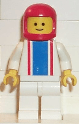 LEGO Vertical Lines Blue & Red (ver005) minifigure