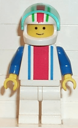 LEGO Vertical Lines Red & Blue (ver012) minifigure