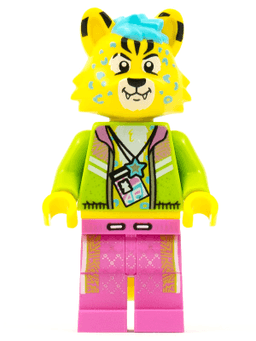 DJ Cheetah, Vidiyo Bandmates, Series 1 (Minifigure Only without Stand and Accessories)