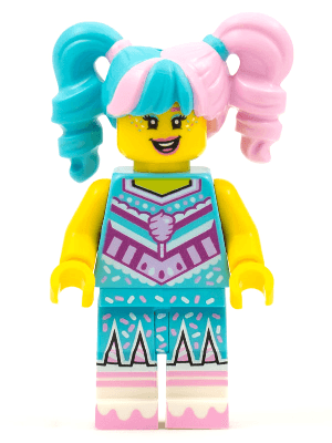 LEGO Cotton Candy Cheerleader Vidiyo Bandmates Series 1 (Minifigure Only without Stand and Accesso (vid011) Vidiyo Minifigure