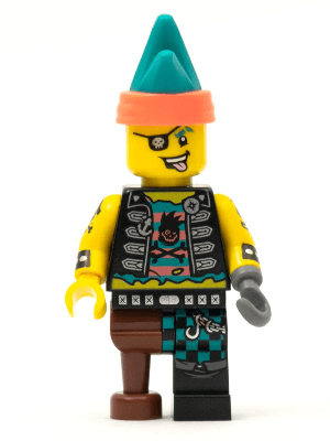 LEGO Punk Pirate (vid016) Vidiyo Minifigure