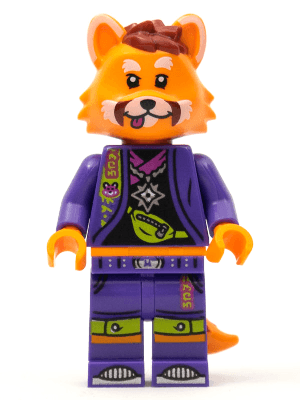 LEGO Red Panda Dancer Vidiyo Bandmates Series 1 (Minifigure Only without Stand and Accessories) (vid017) Vidiyo Minifigure