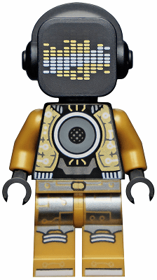 LEGO DJ Beatbox Vidiyo Bandmates Series 2 (Minifigure Only without Stand and Accessories) (vid042) Vidiyo Minifigure