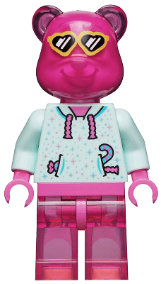 LEGO DJ Rasp-Beary Vidiyo Bandmates Series 2 (Minifigure Only without Stand and Accessories) (vid043) Vidiyo Minifigure