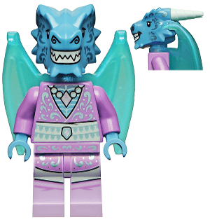 LEGO Dragon Guitarist Vidiyo Bandmates Series 2 (Minifigure Only without Stand and Accessories) (vid046) Vidiyo Minifigure