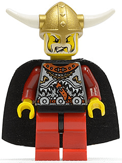 LEGO Viking Warrior 5a Viking King (vik005) LEGO Minifigure