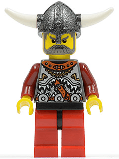 LEGO Viking Red Chess Bishop (vik032) minifigure