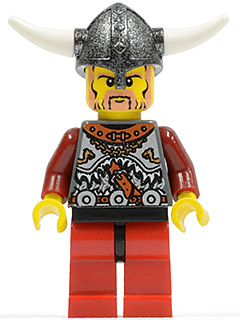 LEGO Viking Red Chess Pawn (vik034) minifigure