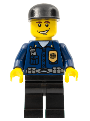 LEGO Police (wc005) Town / City Minifigure