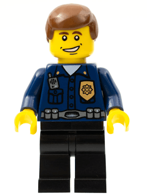 LEGO Police (wc009) Town / City Minifigure