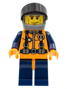 LEGO Coast Guard World City (wc017) minifigure