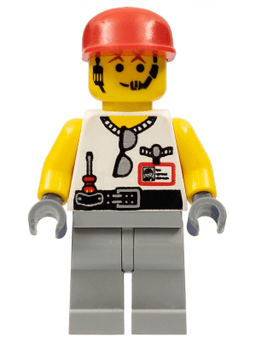 LEGO Grip with Light Gray Legs Red Cap (wc4060) minifigure