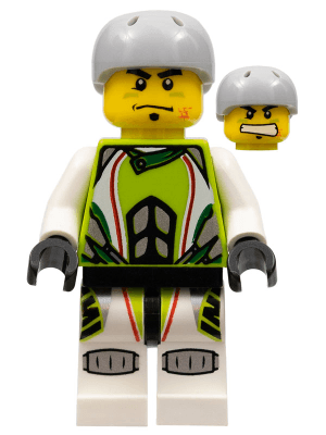 LEGO Team X-treme Daredevil 1 (REX-treme) (wr004) Dino Minifigure