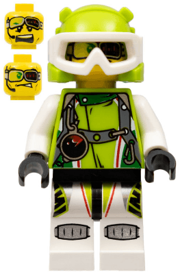 LEGO Team X-treme Daredevil 2 (DEX-treme) (wr019) Dino Minifigure