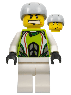 LEGO Team X-treme Daredevil 1 (REX-treme) (wr026) Dino Minifigure