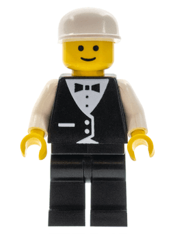 Town Vest Formal - Race Official, White Cap
