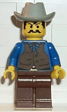 LEGO Cowboy (Flatnose Curry) (ww013) minifigure