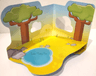 Paper Cardboard Backdrop for Set 10971 - Duplo African Scenery