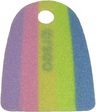 Minifigure Cape Cloth, Narrow with Single Top Hole with Pastel Rainbow Pattern