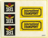 Sticker Sheet for Set 181 - (003437)