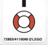 Sticker Sheet for Set 2962 - (72803/4119090)