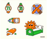 Sticker Sheet for Set 3672 - (194055)