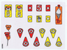 Sticker Sheet for Set 3681 - (196625)