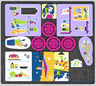Sticker Sheet for Set 41095, Mirrored - (19872/6102494)