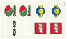 Sticker Sheet for Set 4549 - (821421)