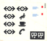 Sticker Sheet for Set 4554, Sheet 1 - (164555)