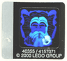Sticker Sheet for Set 4708, Sheet 2, Holographic Mirrored - (40355/4157071)