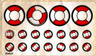 Sticker Sheet for Set 575-2 - Sheet 1 (004632)