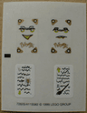 Sticker Sheet for Set 5804 - (72605/4119382)