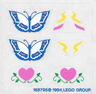 Sticker Sheet for Set 5870 - (168795)