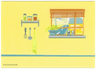 Plastic Part for Set  5940 - Kitchen Backdrop with Shelf, Whisk, Ladle, Towel, and Window with Blinds Pattern