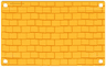 Plastic Part for Set  5941 - Bright Light Orange Roof with Shingles Pattern