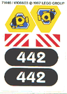 Sticker Sheet for Set 6442, Sheet 1 - (71446/4106603)