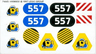 Sticker Sheet for Set 6557 - (71445/4106602)