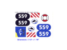 Sticker Sheet for Set 6559 - Sheet 1 (71448/4106600)