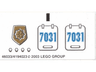 Sticker Sheet for Set 7031 - (46033/4194023)