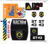 Sticker Sheet for Set 70808 - (16447/6061095)