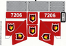 Sticker Sheet for Set 7206 - (89514/4578534)