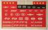 Sticker Sheet for Set 727 - (3811)