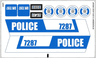Sticker Sheet for Set 7287 - (93163/4599941)