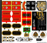 Sticker Sheet for Set 76405 - (10100778/6410897) (First Version with Errors 'GWR 5900' and 'King Cross')