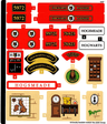 Sticker Sheet for Set 76423 - (10104438/6445501)