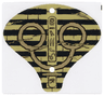 Plastic Cobra Hood with Hieroglyphs Pattern