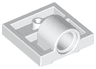 Plate, Modified 2 x 2 with Pin Hole - Full Cross Support Underneath