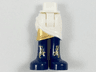Mini Doll Hips and Skirt Wrap with Gold Layer and Dark Blue Long Boots with Gold Filigree Pattern - Thick Hinge