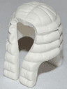 Minifigure, Hair Long with Curls (Judge's Peruke)